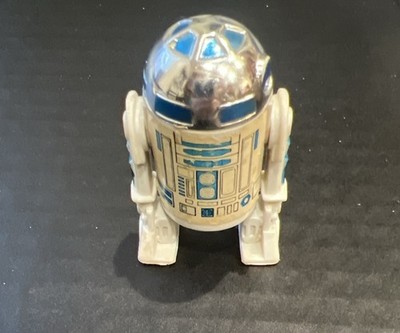 VTG 1977 100% ORIGINAL STAR WARS R2-D2 2'' KENNER ACTION FIGURE W/ CLICKING DOME