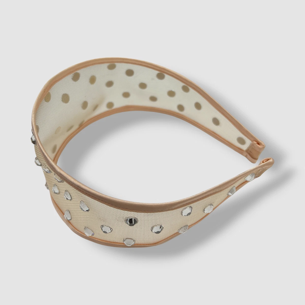 JENNIFER BEHR Gold Leather Maximalist Bohemian Chic‎ Romantic Poetcore Headband 100% AUTHENTIC Jennifer Behr Metallic Gold | Mercari main image 2
