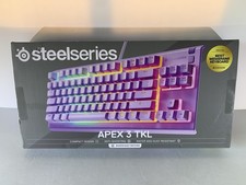 SteelSeries - Apex 3 TKL Wired Gaming Keyboard LAVENDER 64940