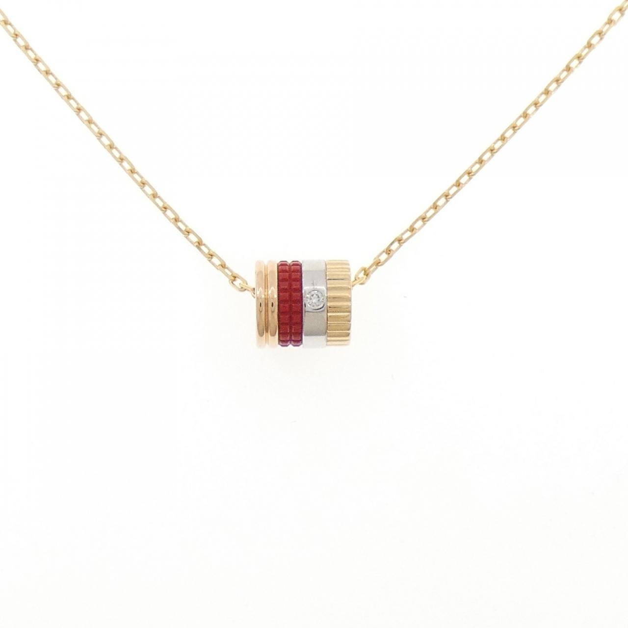 Authentic Boucheron Quatre Red Small Necklace #270-004-167-5929