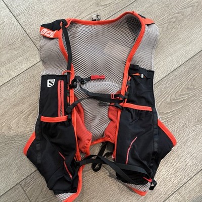 Salomon ADV Skin Set Running Vest Hydration Pack 5L Size XL Red