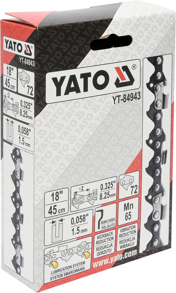Fits YATO NARZ�DZIA YT-84943 ""CHAIN 18"""" 0.325""  ⭐UK Stock⭐