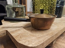 ​Alte Butterpfanne / Sauciere SPRING CULINOX Schweiz - Kupfer und Edelstahl - 10 cm