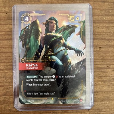 Kai Sa Survivor - Alt. Art Foil NM - OGN 039a/298 Riftbound Origins