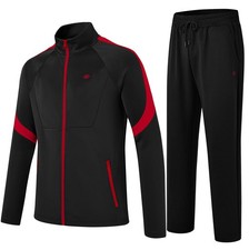 Men's Tracksuits Sweatsuits for Men Athletic Set 2 Piece Track Suits Jogging ...