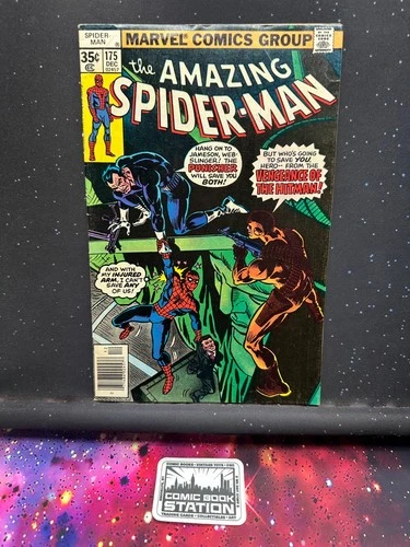 Amazing Spider-Man #175 Raw GD/FN Andru Cover Punisher Vintage Marvel Comics '77