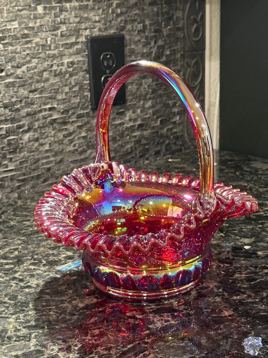 Fenton Red Carnival Glass products for sale | eBay
