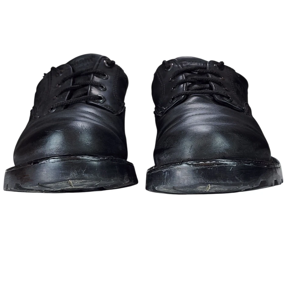 Dunham Ruggards Zapatos Talla 10D Hombres Negros Impermeables Oxfords Ropa de Trabajo Cuero LEER Foto 4 de 4