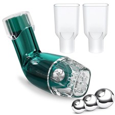 Flutter Valve Breathing Lung Exerciser Device for Mucus Relief  Strength