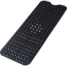 Large Non Slip Bathtub Mat, Extra Long Bath for Tub, 40 x 16 Inch, Machine