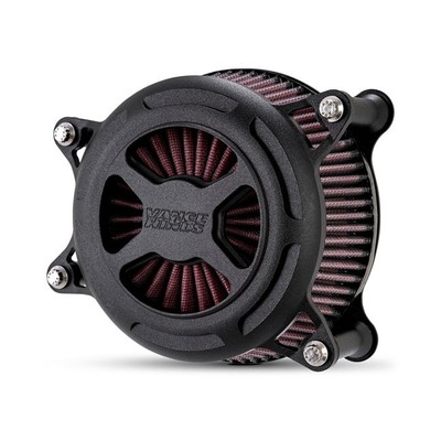 V&H, Luftfilterset VO2 X. Schwarze Falten Softail 18-22; 17-22 Touring; 17-22 Trike