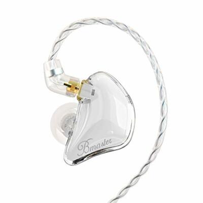 BASN Bmaster Triple Driver In Ear Monitor Kopfhörer mit zwei abnehmbaren Kabeln