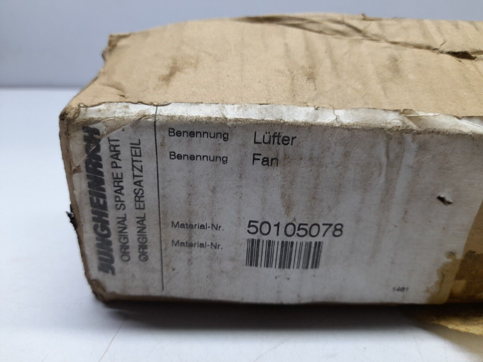 Jungheinrich 50105078 Fan Ebmpapst QG030-303_18 939 2715 029 | eBay