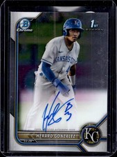 2022 Bowman Chrome #CPA-HG Herard Gonzalez Prospect Autographs