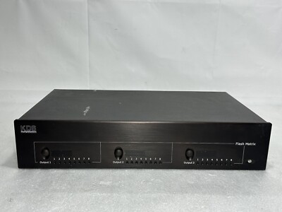 KDS Key Digital System ~ Flash Matrix KD-MSW8X3 ~ Component Video BNC Switcher