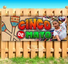 CINCO DE MAYO Advertising Vinyl Banner Flag Sign USA Many Sizes HOLIDAY MEXICAN