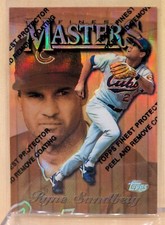 1997 Topps Finest BRONZE REFRACTOR #2 Ryne Sandberg Cubs HOF RARE PARALLEL