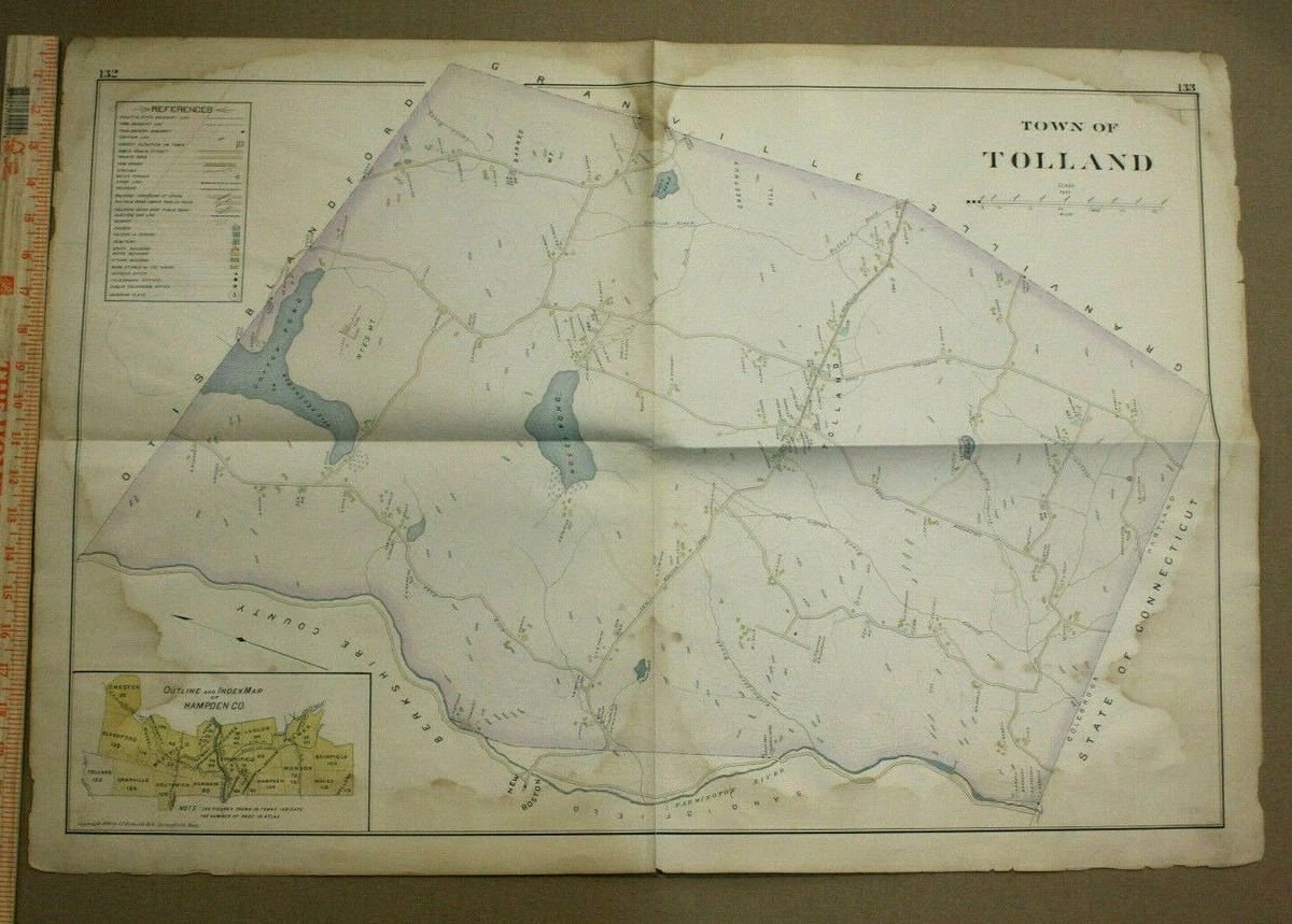Tolland Massachusetts Map