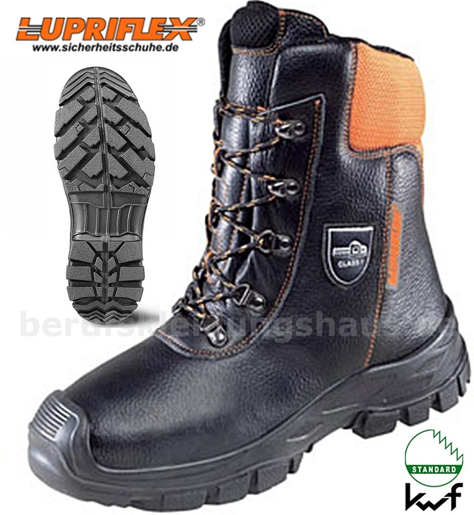 lupriflex 3 616 41 Forest eco-hunter Basic Stiefel S3, schwarz/orange, Größe 41