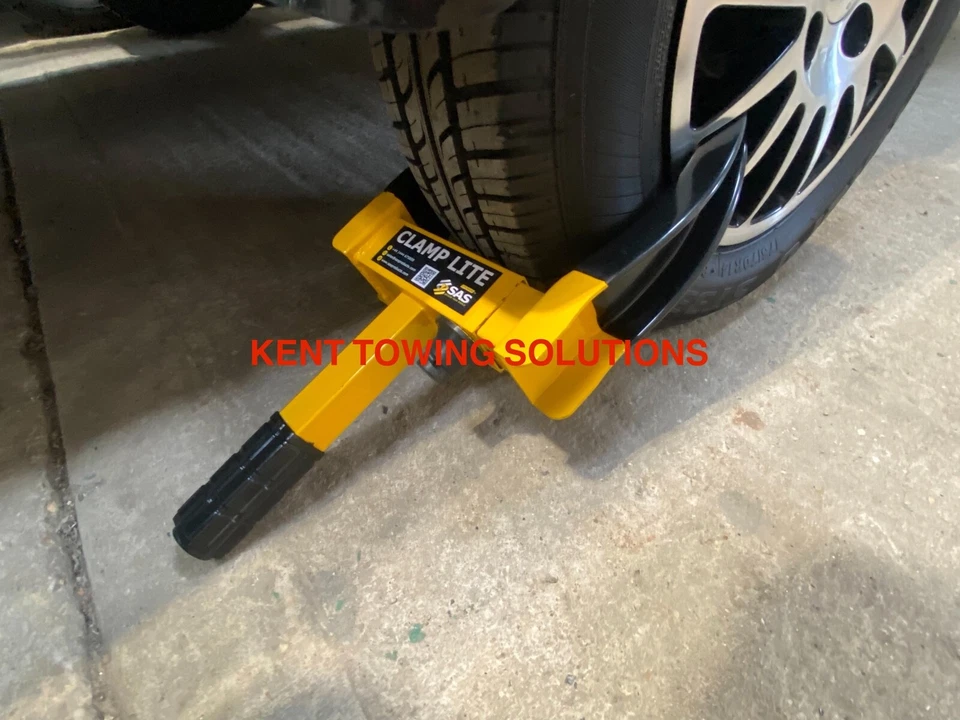 NEW SAS Security Wheel Clamp Universal Size Alloy and Steel 175-275mm Width - Image 3 of 4