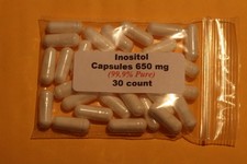 Inositol Powder 99.9 Pure Capsules  30 count