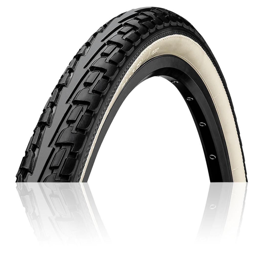 Continental Ride Tour Black/ White Walls Hybrid/ Tour Tyre