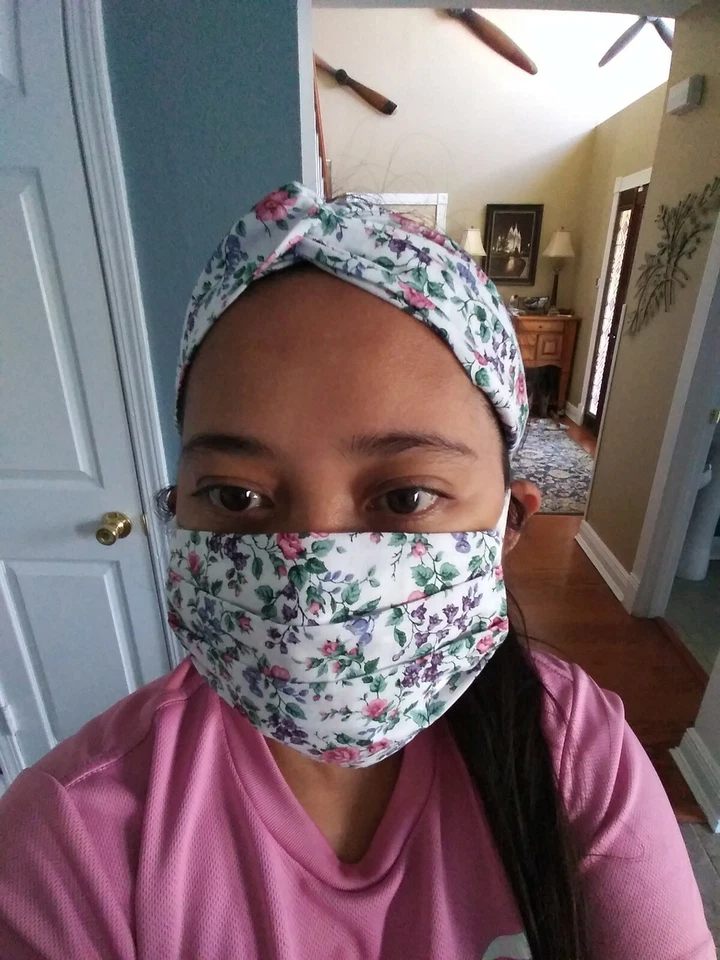 Juego de mascarilla facial con diadema Foto 4 de 4