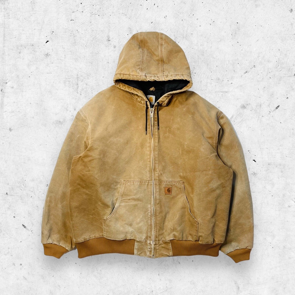 Carhartt J130 BRN Insulated Duck Active Jacket, 12oz Carhartt J130 BRN Insulated Duck Active Jacket, 12oz