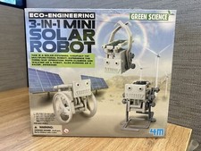 4M Green Science Eco-Engineering 3-In-1 Mini Solar Power Robot Kit, NEW