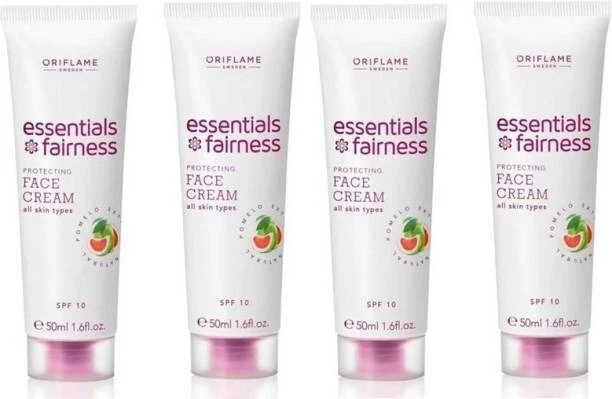 Crema facial protectora de equidad Oriflame Sweden Essentials FPS 10 50 ml paquete de 4 Foto 3 de 3