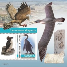 EXTINCT BIRDS Copepteryx Birds/Bird MNH 1v-Stamp Sheet #2235 (2022 Guinea)