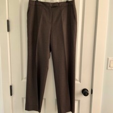 Women  s Brooks Brothers  346  Caroline Fit Classic Brown Trousers