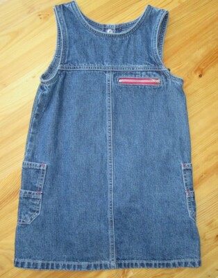 Esprit S Mini Denim Snaps Pockets Tank Dress Great Preowned Condition Cute!