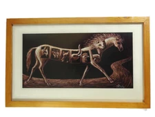 Original Surrealism Print by Pedro Tello Signed Horse Signed Etched Photography