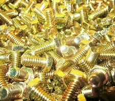 1/2-13 X 1 1/2 Hex Head Cap Screws Grade 8 Yellow Zinc 95 Pieces