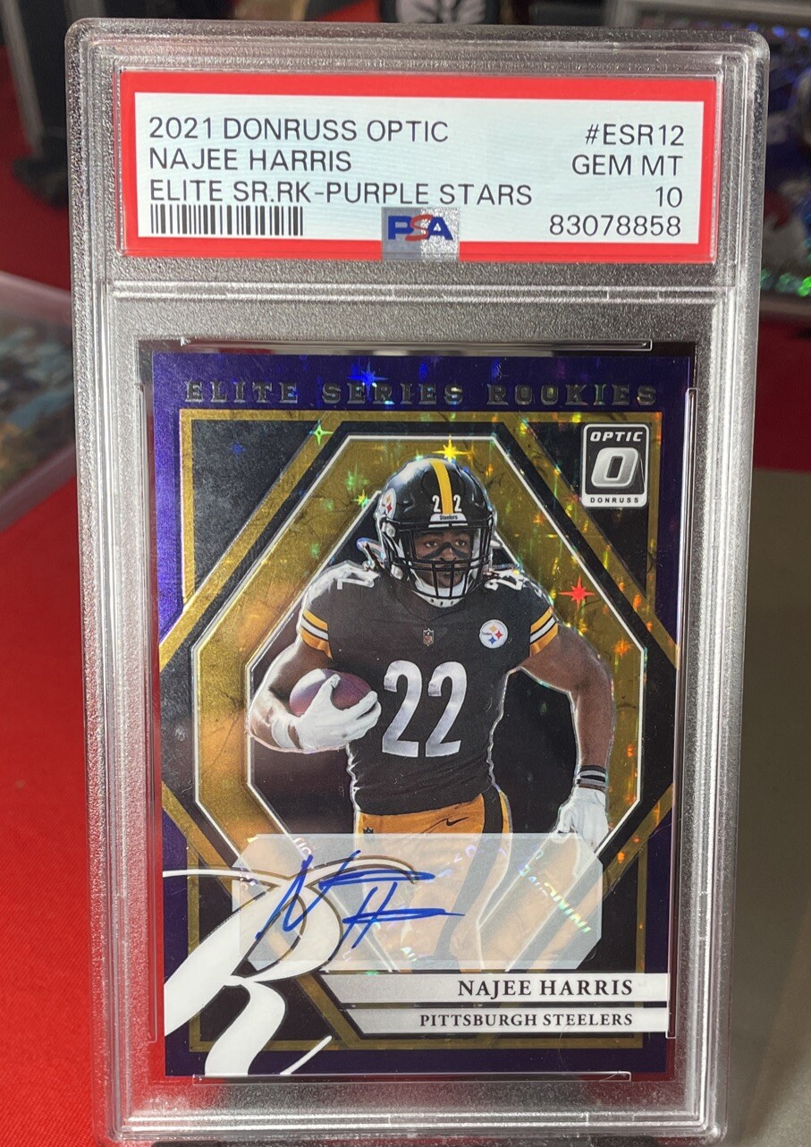 Najee Harris Panini Donruss Optic Elite Series Rookies #ESR12 Purple Stars