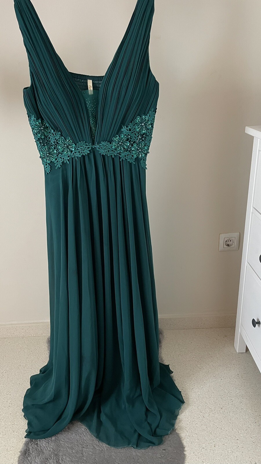 Vestido largo de fiesta evento coctel invitada