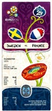 Ticket EURO 2012 #24 Sweden - France