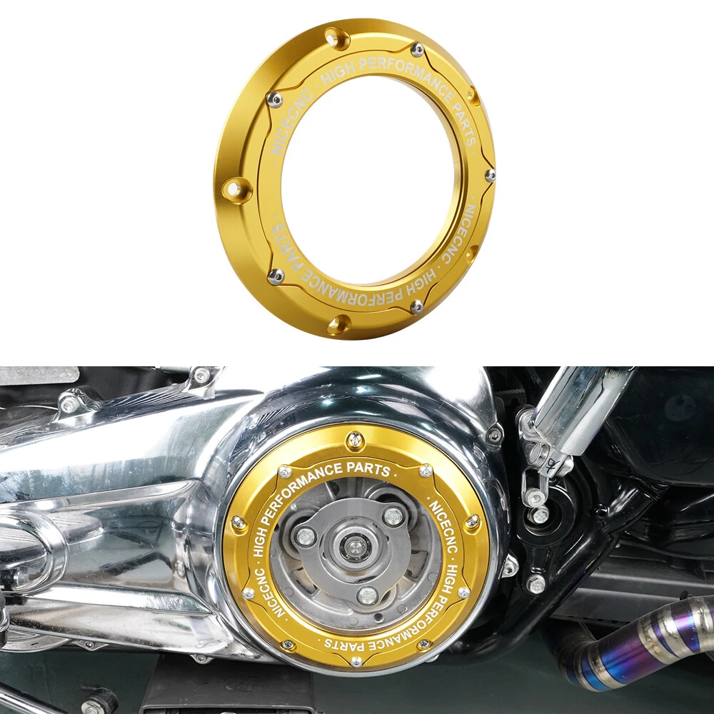 Harley clear sale derby cover