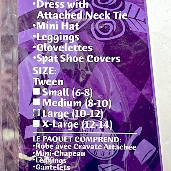 Mad Hatter Costume Tween Child Size Large 10-12 Alice In Wonderland Complete - Image 2 of 4