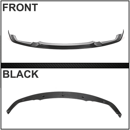 Spoiler anteriore in carbonio labbro spoiler anteriore adatto per BMW Serie 2 Coupè F87 M2 16-18 - Foto 11 di 12