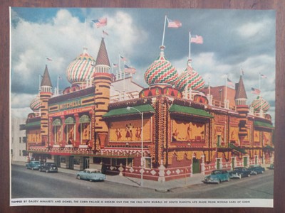 Mitchell, South Dakota, Corn Palace, Abbildung, 1955