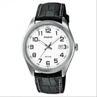 CASIO COLLECTION LEATHER STRAP DATE 5 BAR ANALOG WATCH MTP-1302PL-7BV