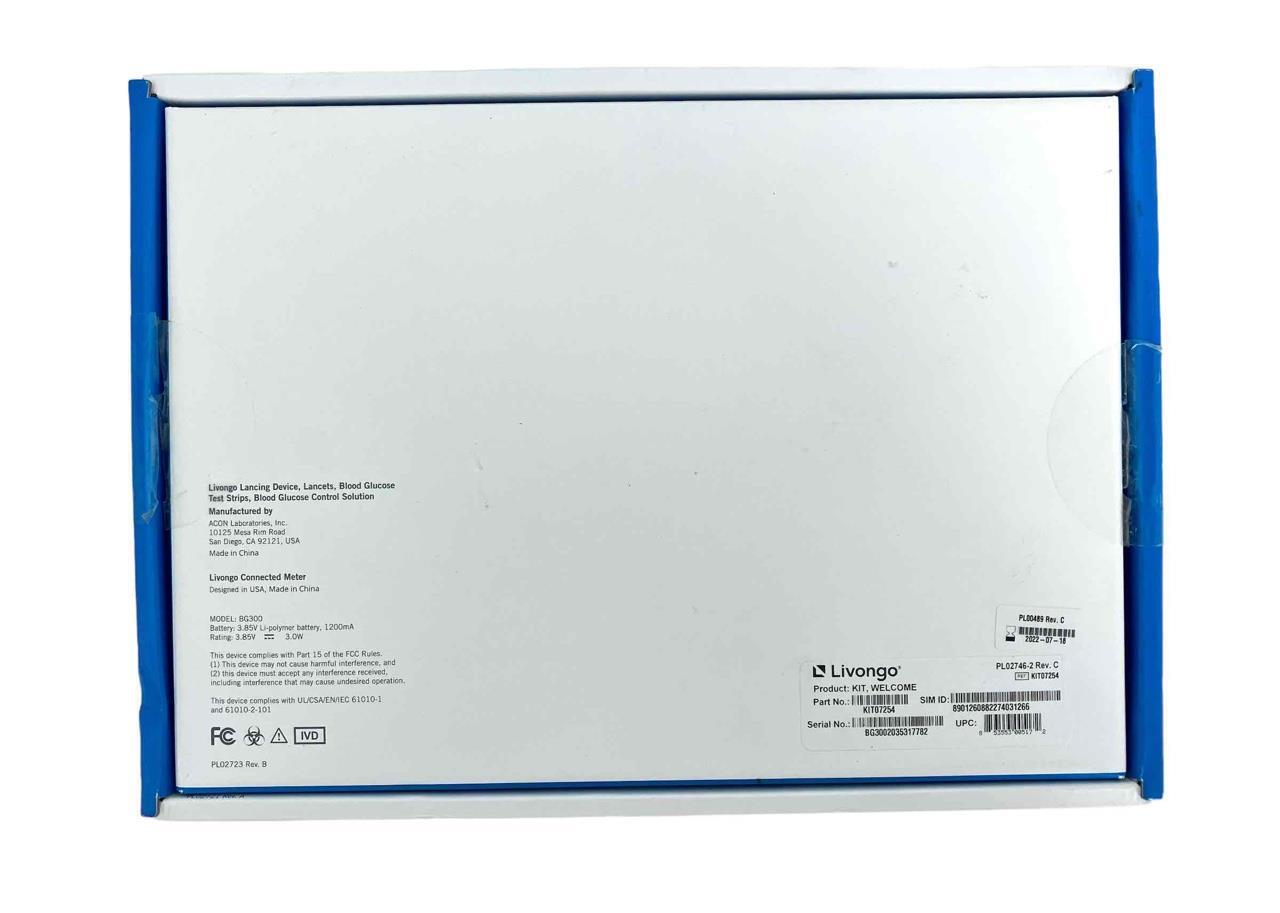 Livongo Blood Glucose Meter Kit, Test Strips & Lancets Sealed New eBay