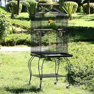 Détails Sur Large Métal Open Top Cage à Oiseaux Volière Pour Perroquet Perruches Mortes Canaris Perruches Afficher Le Titre Dorigine