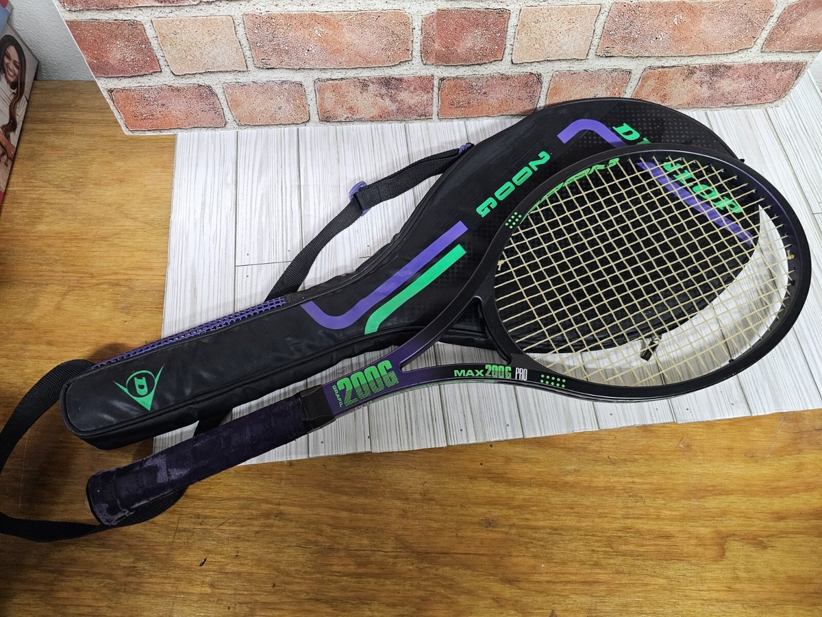 DUNLOP MAX 200G PRO II ラケット Dunlop MAX 200G Pro. Green/Purple. Grip 4 1/2