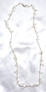 Authentic PREMIER DESIGNS "PEARLICIOUS* GOLD PLATED & GLASS PEARLS 42" NECKLACE