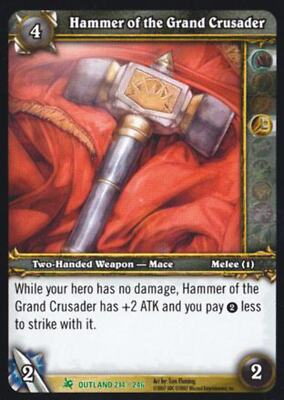 World of Warcraft TCG Hammer of the Grand Crusader - Fires of Outland 214/246