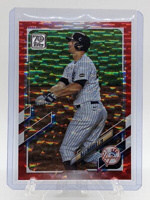 2021 Topps Series 2 Red /199 DJ LeMahieu #350