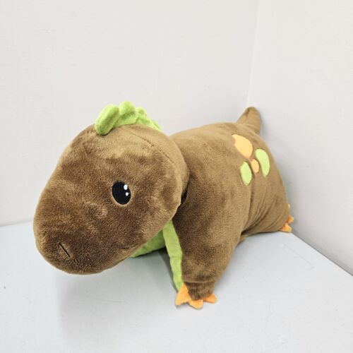 Pillow Pets Dinosaur Dino Plush Brown Green Kids Stuffed Animal Toy - Picture 1 of 12